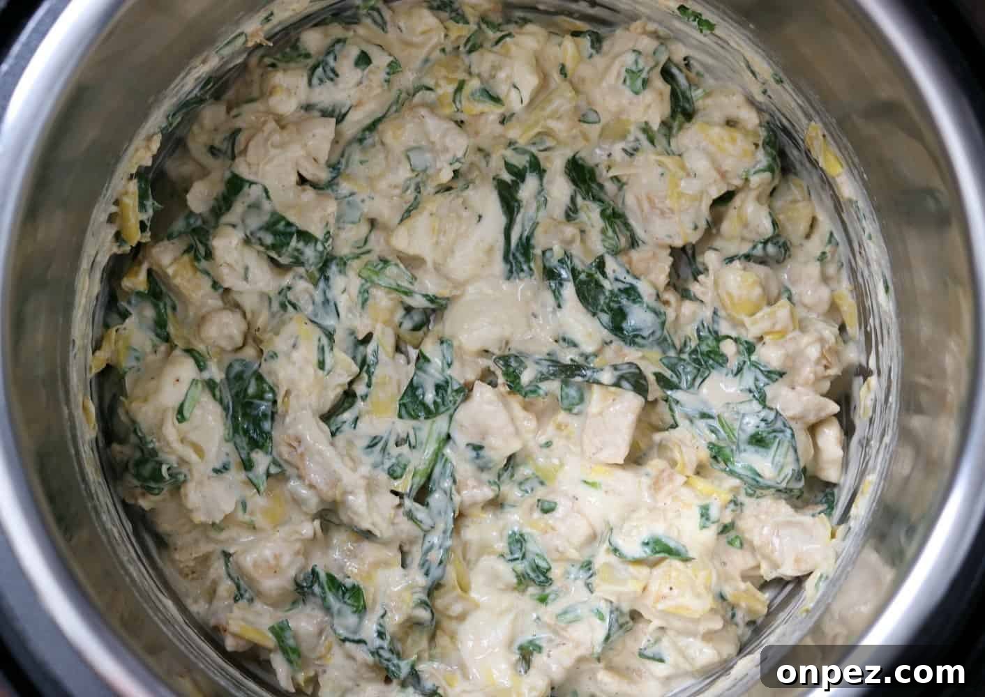Instant Pot Spinach and Artichoke Chicken 8 instant pot spinach artichoke chicken