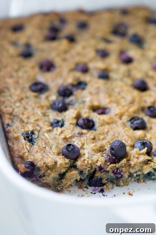 Blueberry Zucchini Oat Bars Recipe - Soft-Baked Fruit Bars 4 Blueberry Zucchini Oat Bars