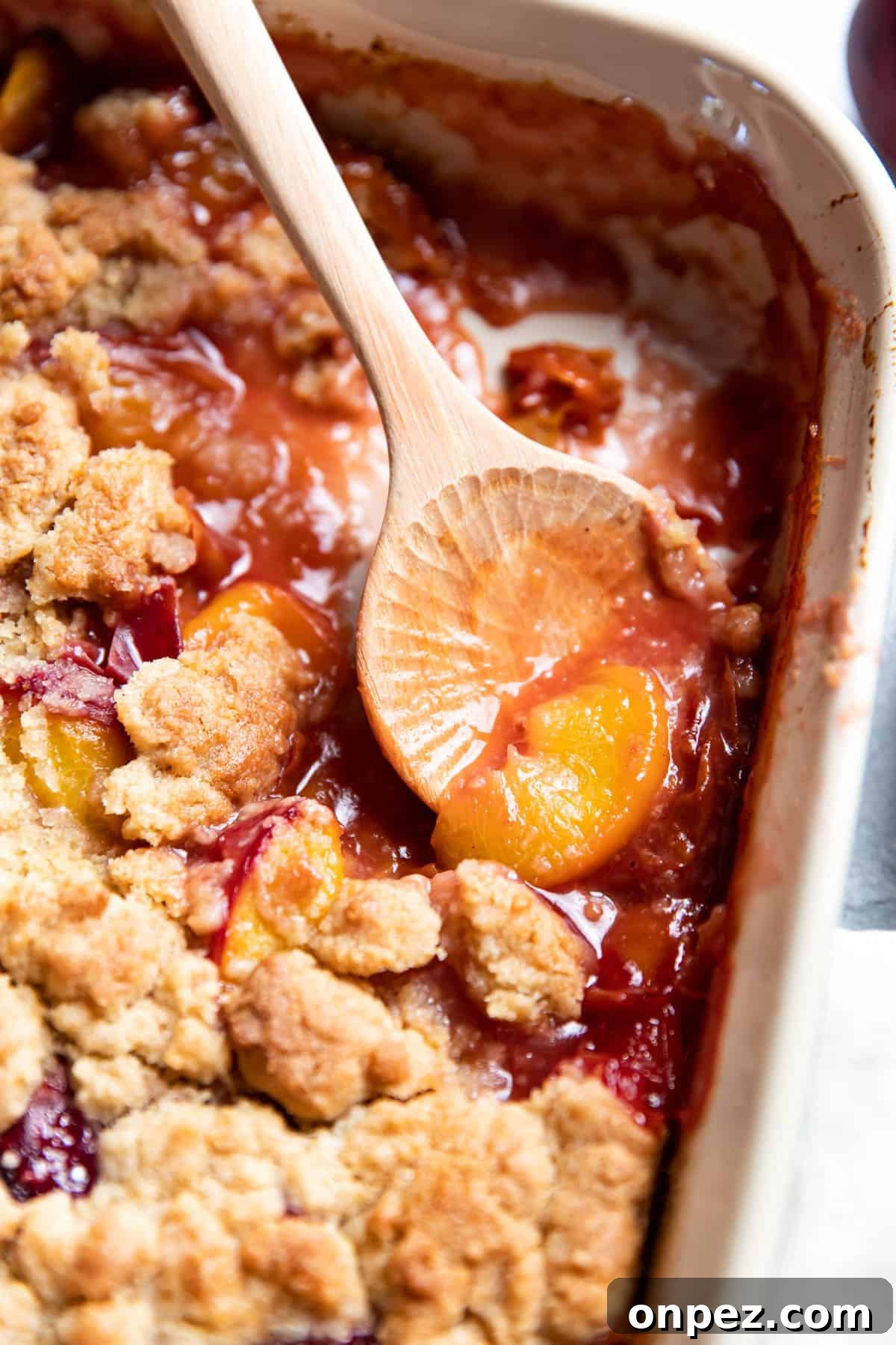 Preparing cobbler topping