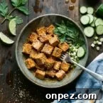 Spicy Sesame Crusted Tofu